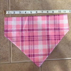 Flannel dog collar bandana